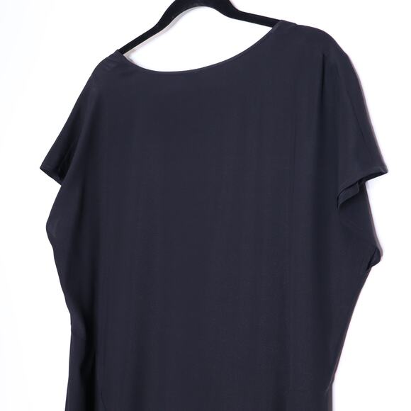 ZERO + MARIA CORNEJO Silk Lightweight Maxi Dress Black Lightweight Women's 14 - Picture 5 of 8